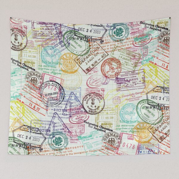 Item preview, Passport Stamps designed and sold by Go Logo Designs.