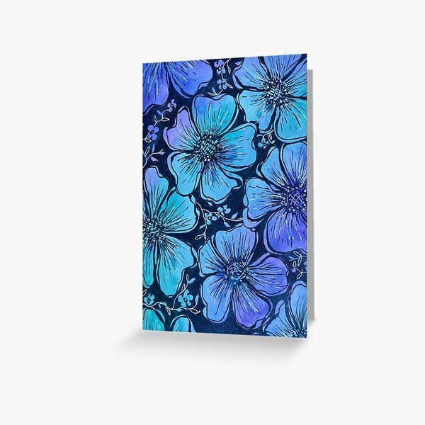 Item preview, Flower Blues designed and sold by Theresa Wheatley.