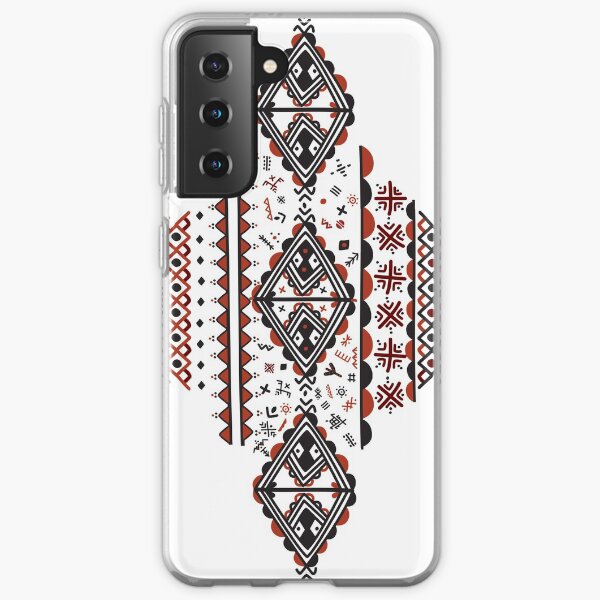 Motif Kabyle Amazigh Coque souple Samsung Galaxy