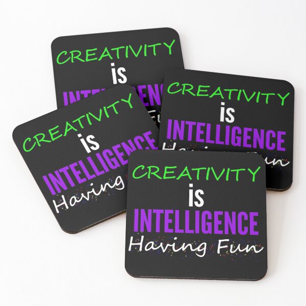 Item preview, Creativity is intelligence having fun designed and sold by AllLeftSides42.