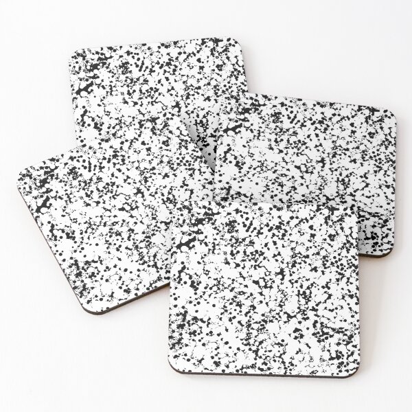 Item preview, White and Black Random Scattered Circle Dots designed and sold by MixinMadness.
