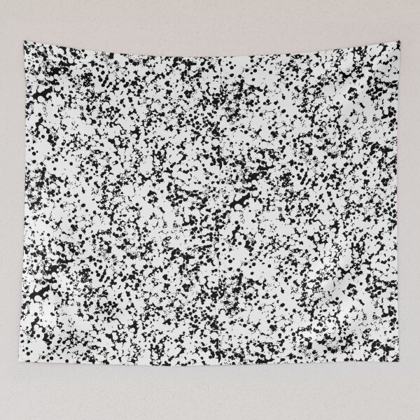 Item preview, White and Black Random Scattered Circle Dots designed and sold by MixinMadness.