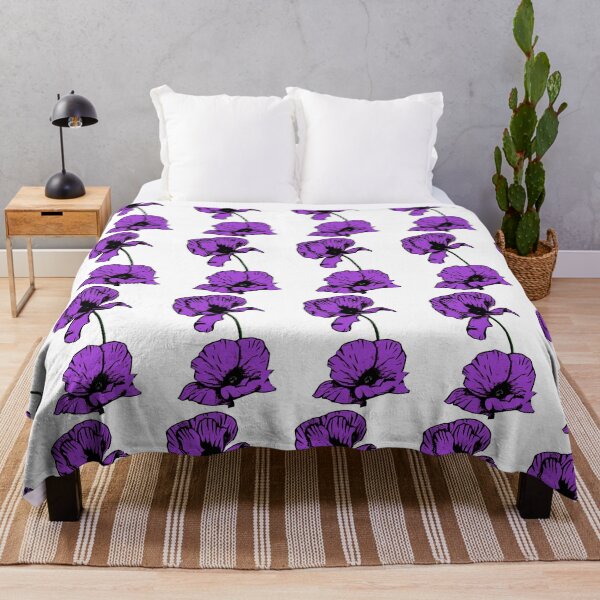 Item preview, Purple Poppies designed and sold by sirglennbo.