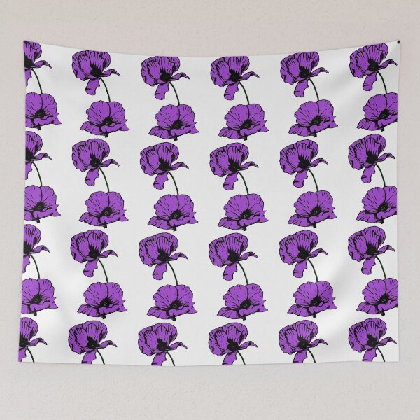 Item preview, Purple Poppies designed and sold by sirglennbo.