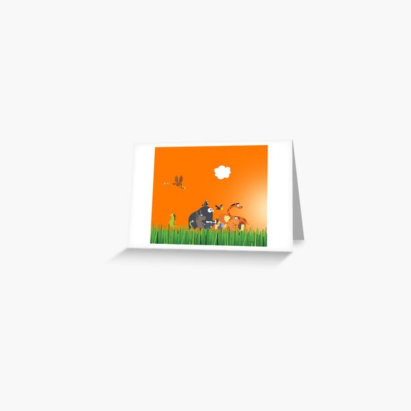 What's going on in the jungle? Greeting Card