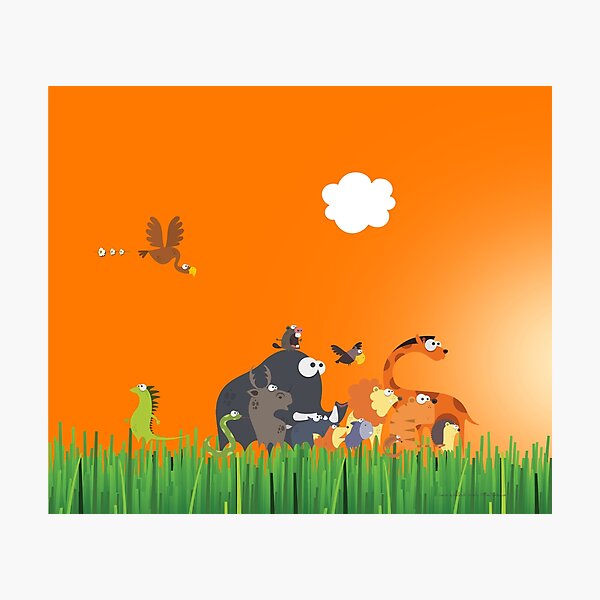 What's going on in the jungle? Photographic Print
