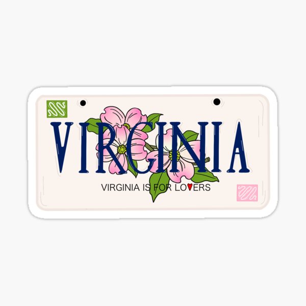 Item preview, Virginia Plates designed and sold by Turfing_Around.