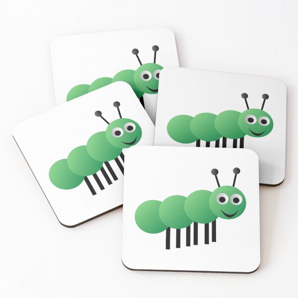 Item preview, Happy Green Caterpillar designed and sold by JohnMHowarth.