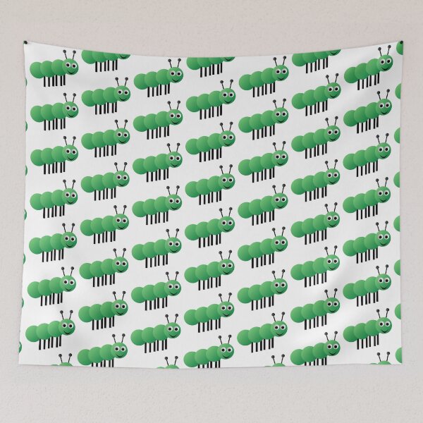 Item preview, Happy Green Caterpillar designed and sold by JohnMHowarth.
