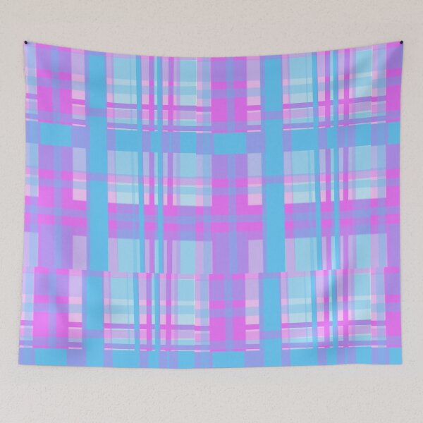 Item preview, Bubblegum plaid pattern designed and sold by EarthlingHelena.