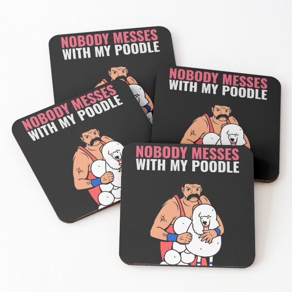 Item preview, nobody messes with my poodle- 80s man designed and sold by Maggzstyle99.