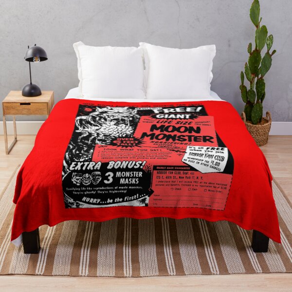 Item preview, GIANT MOON MONSTER - FREE! (HORROR FAN CLUB) designed and sold by ThrowbackAds.