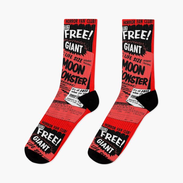 Item preview, GIANT MOON MONSTER - FREE! (HORROR FAN CLUB) designed and sold by ThrowbackAds.