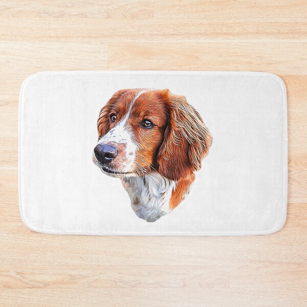 Item preview, Welsh Springer Spaniel Dog Head Art designed and sold by ElegantCat.