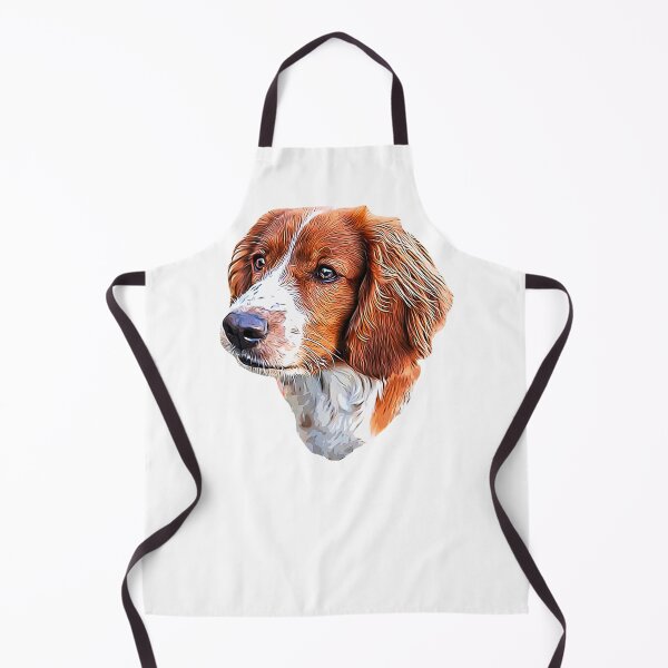 Item preview, Welsh Springer Spaniel Dog Head Art designed and sold by ElegantCat.