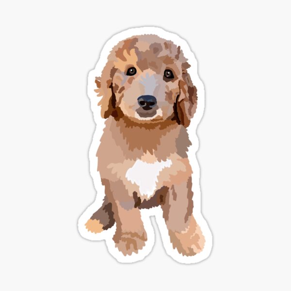 Item preview, Cute golden doodle designed and sold by lolarb406.
