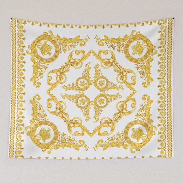 Item preview, Vintage Baroque Prints Greek ornament Golden Meander Meandros designed and sold by BubblynBloom.