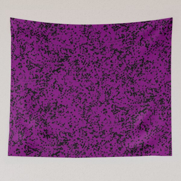 Item preview, Purple and Black Random Scattered Circle Dots designed and sold by MixinMadness.