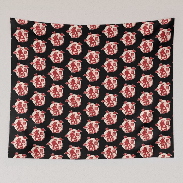 Item preview, Chinese Zodiac - Rat (Black BG) designed and sold by crismk.