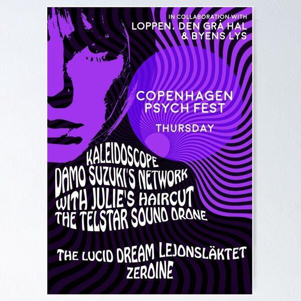 Item preview, Kaleidoscope European Tour Poster Copenhagen designed and sold by KALEIDOSCOPE UK.