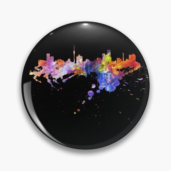 Item preview, Stuttgart Baden Wuerttemberg capital city skyline designed and sold by DerNerd.