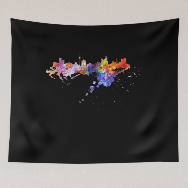 Item preview, Stuttgart Baden Wuerttemberg capital city skyline designed and sold by DerNerd.