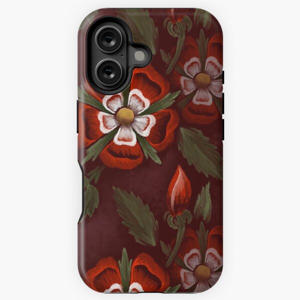 Item preview, Tudor Rosde (Repeating Pattern in Red) designed and sold by Rasendyll.