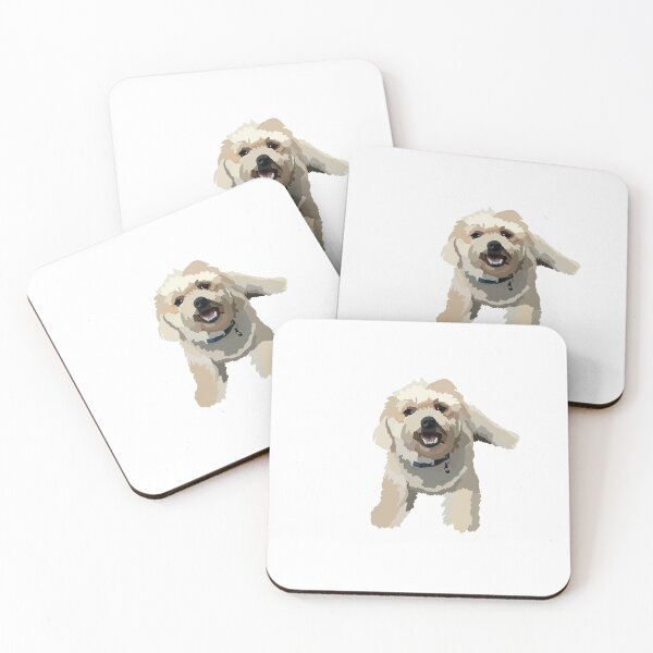 Item preview, Fluffy tan dog designed and sold by lolarb406.