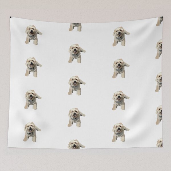 Item preview, Fluffy tan dog designed and sold by lolarb406.