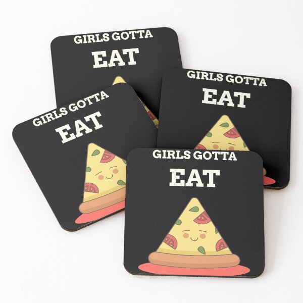 Item preview, Girls Gotta Eat Pizza designed and sold by shirt-meme.
