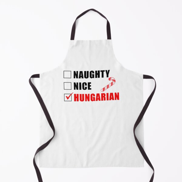 Item preview, Naughty Nice Hungarian Christmas List Funny designed and sold by jaycartoonist.