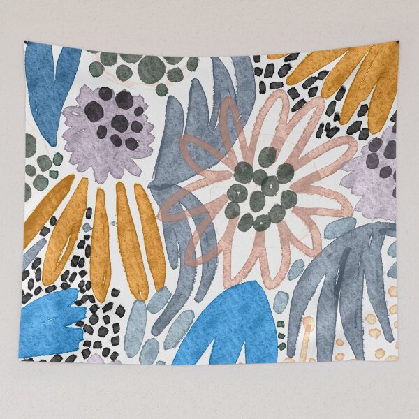 Item preview, Cottage Garden // Floral Graphic Art Print designed and sold by fossdesign.