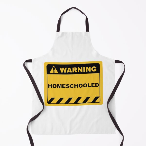 Item preview, Human Warning Sign Label Homeschooled - Yellow and Black designed and sold by ColorMeHappy123.
