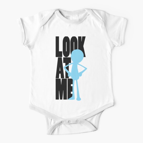 Look At Me Short Sleeve Baby One-Piece