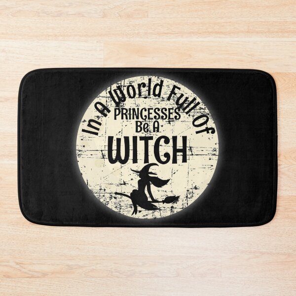 Item preview, In A World Full Of Princesses Be A Witch Halloween Black Cat designed and sold by Bourini.