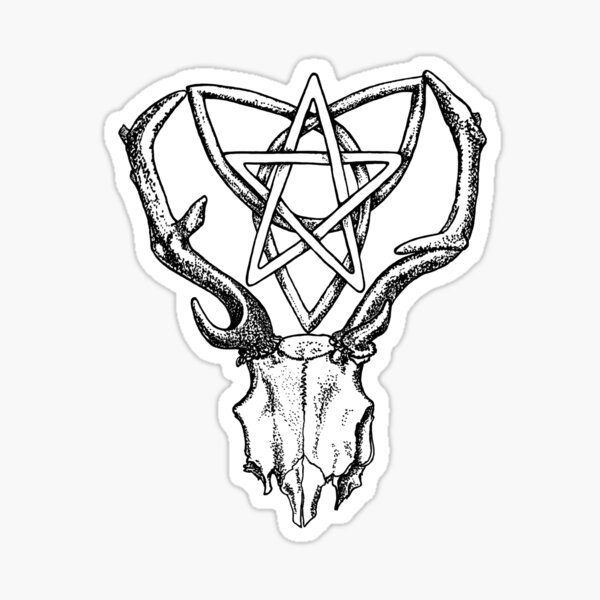 Herne B&W Sticker