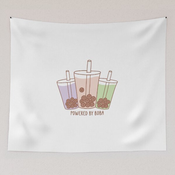Item preview, Cute Powered by Boba Milk Tea designed and sold by noryushi.