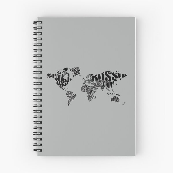 Item preview, World Map Typography designed and sold by AwesomeProject.