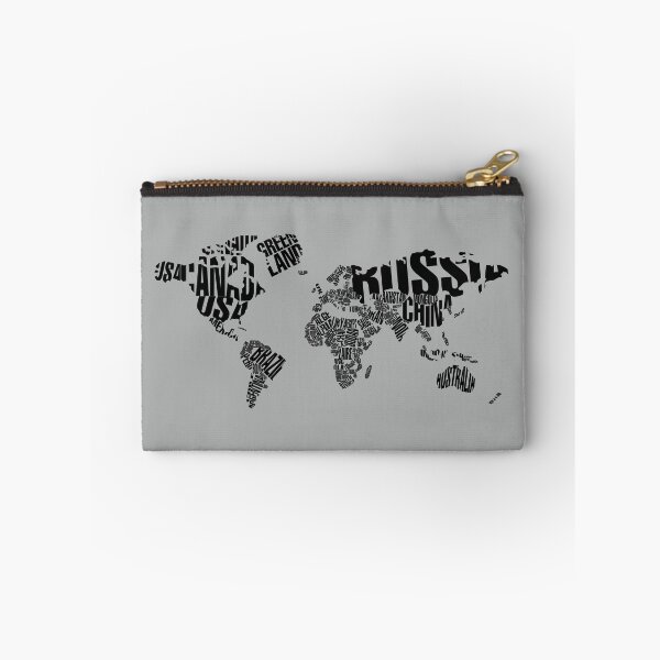 Item preview, World Map Typography designed and sold by AwesomeProject.