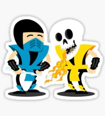 Fire and Ice Sticker