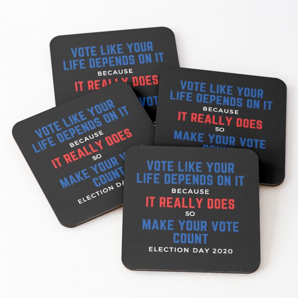 Item preview, Vote Like Your Life Depends On It designed and sold by LamV.
