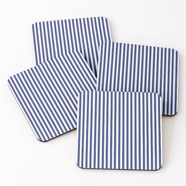 Item preview, Blue And White Pinstripes Face Masks - White And Blue Pinstripe designed and sold by ravishdesigns.