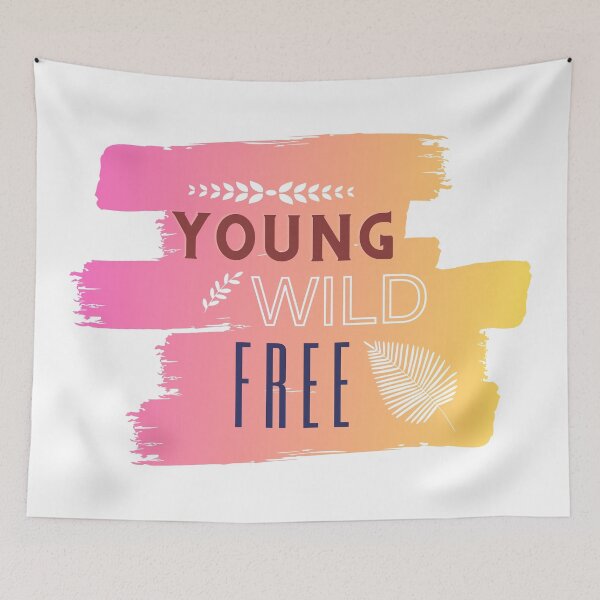Item preview, Young Wild Free Design for the Youth designed and sold by NamColors.