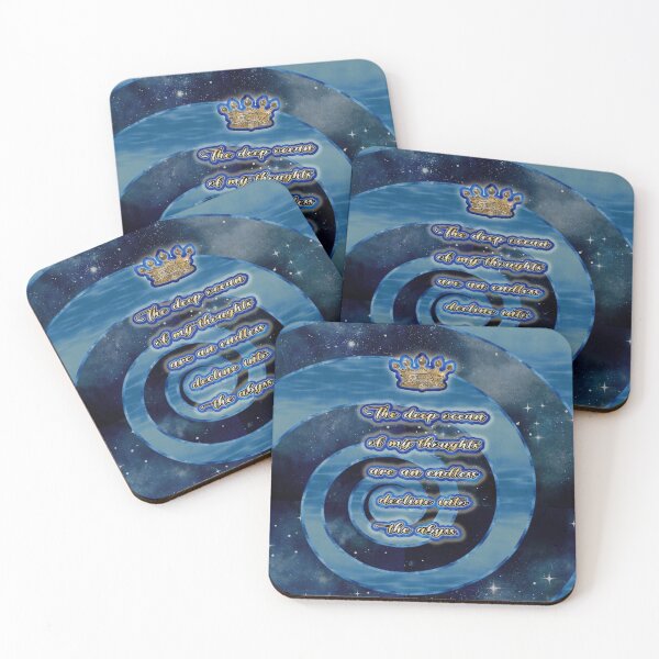 Item preview, The deep ocean of my thoughts are an endless decline into the abyss. designed and sold by Tau Tia L Douglass.