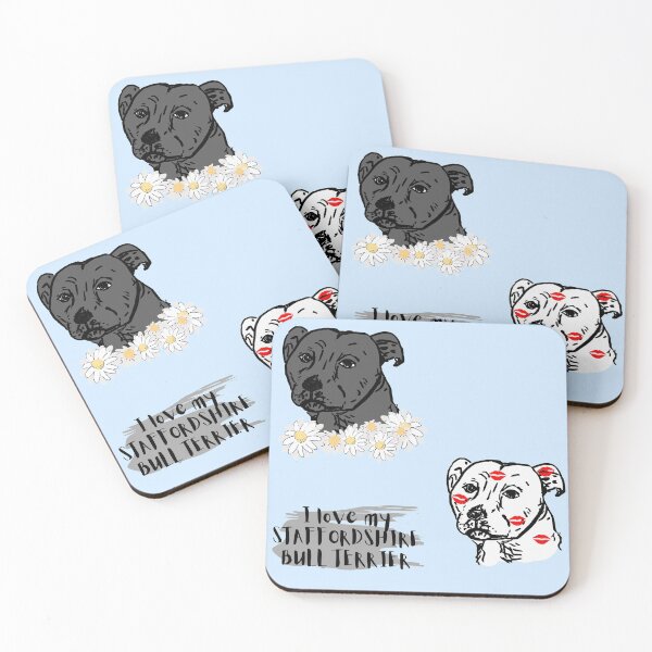 Aperçu de l'œuvre Staffordshire bull terrier créée et vendue par NinaBetterNot.