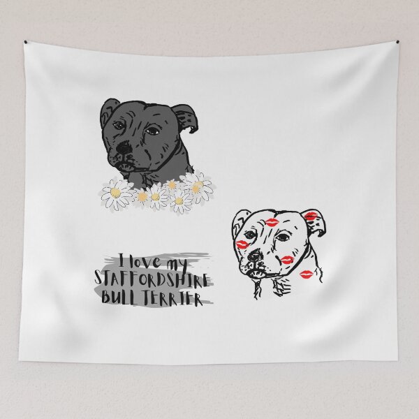 Item preview, Staffordshire bull terrier  designed and sold by NinaBetterNot.