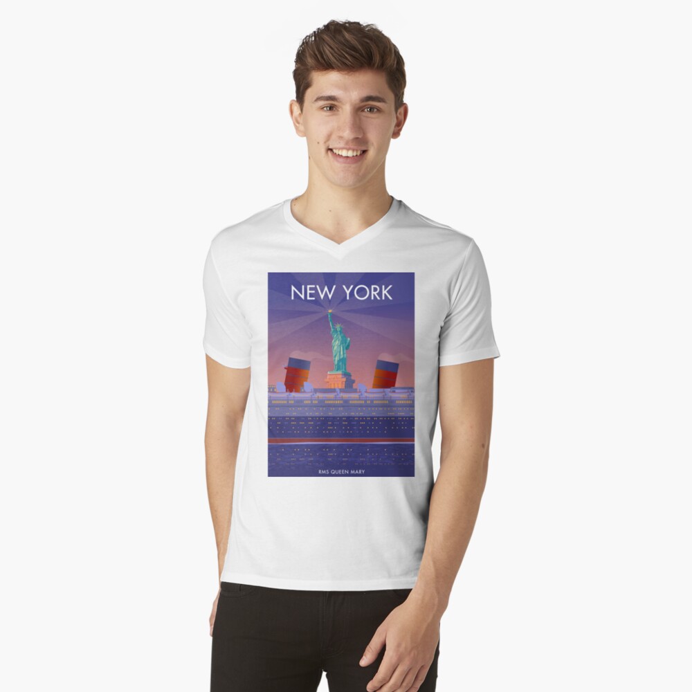 Item preview, V-Neck T-Shirt designed and sold by smillership.