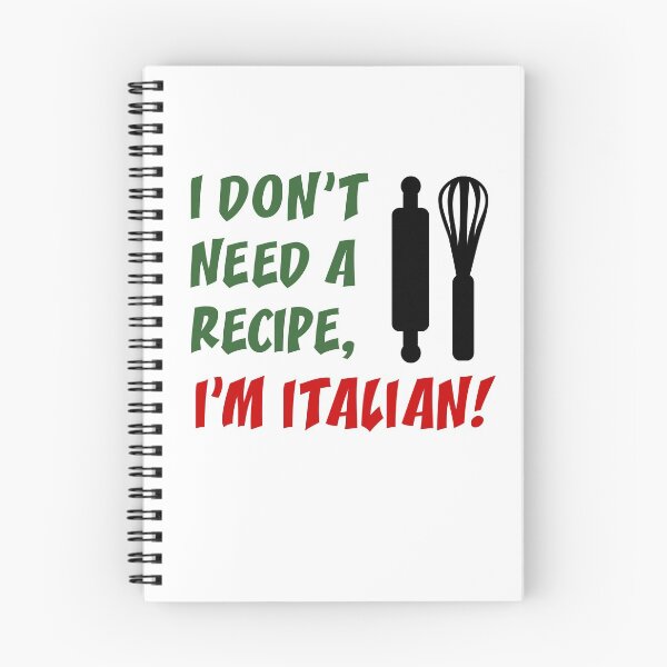 Item preview, Don't Need Recipe Italian  designed and sold by jaycartoonist.