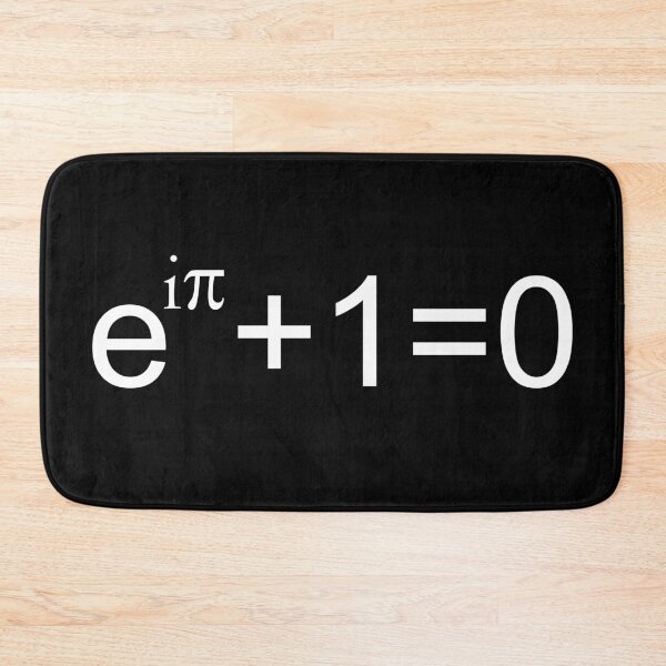 Item preview, Euler's identity | Black designed and sold by TreeSappy.