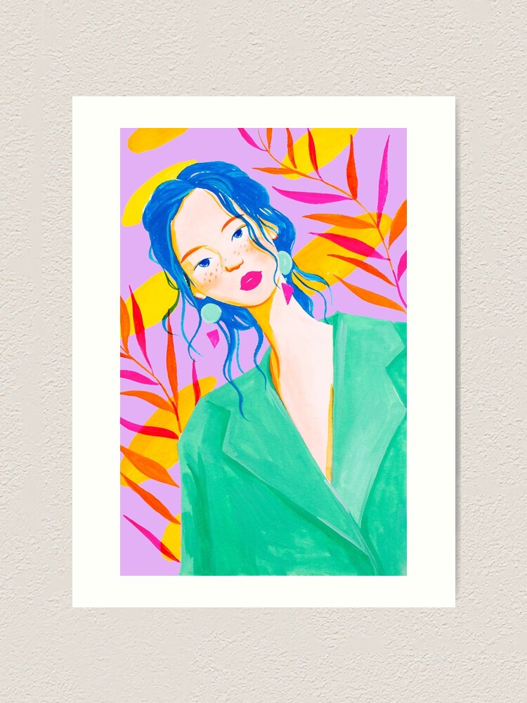 Alternate view of City Girl Art Print
